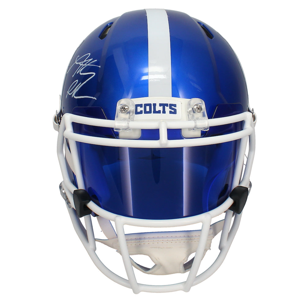 Anthony Richardson Autographed Colts Flash Authentic Helmet w/ Visor Fanatics