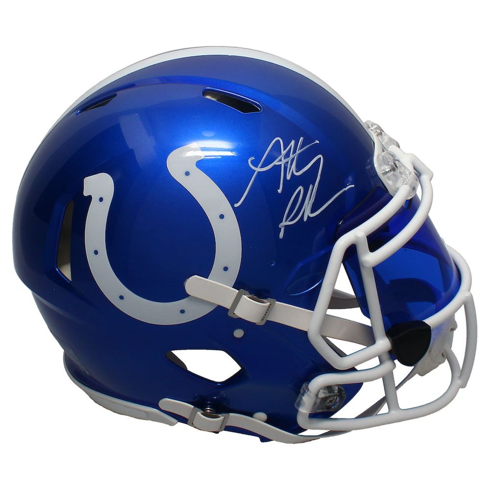 Anthony Richardson Autographed Colts Flash Authentic Helmet w/ Visor Fanatics