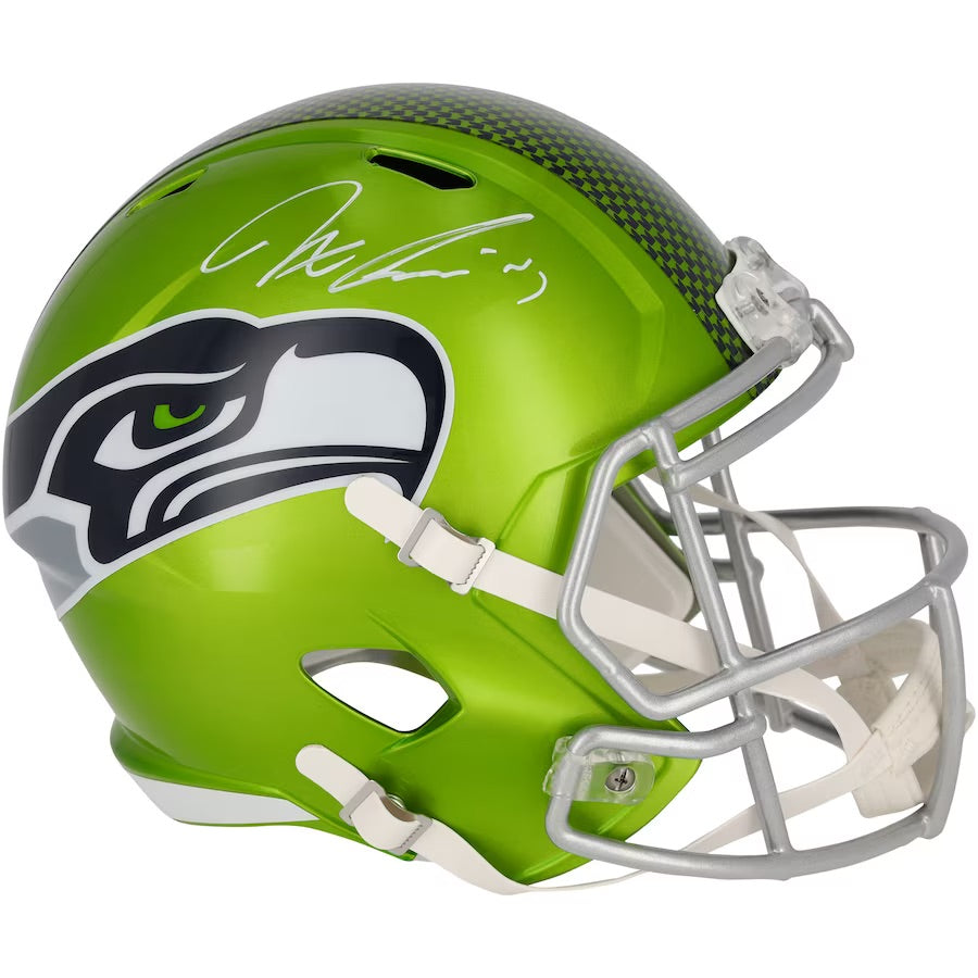 Jaxon Smith-Njigba Autographed Seattle Seahawks Flash Full Size Speed Helmet Fanatics