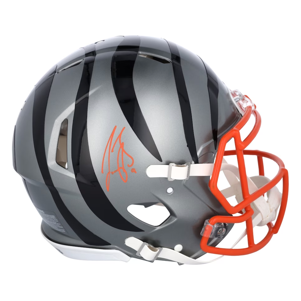 Joe Burrow Autographed Cincinnati Bengals Flash Speed Authentic Helmet Fanatics