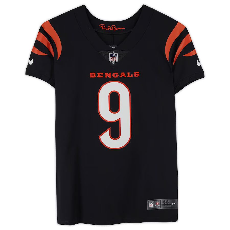 Joe Burrow Autographed Bengals Black Nike Elite Authentic Jersey Fanatics