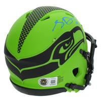 Sam Darnold Autographed Seattle Seahawks RAVE Speed Mini Helmet Beckett