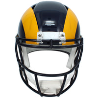 Isaac Bruce & Torry Holt Autographed Los Angeles Rams  1981-99 Throwback Speed Full Size Helmet Beckett