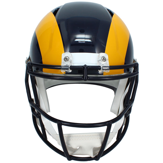 Isaac Bruce & Torry Holt Autographed Los Angeles Rams  1981-99 Throwback Speed Full Size Helmet Beckett