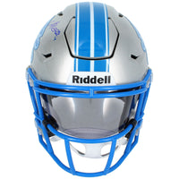 Amon-Ra St. Brown Autographed Detroit Lions SpeedFlex Midi Helmet Beckett