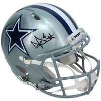 Dak Prescott Autographed Dallas Cowboys Speed Authentic Helmet Beckett Witnessed