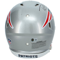 Randy Moss Autographed New England Patriots Speed Authentic Helmet Beckett