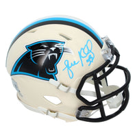 Luke Kuechly Autographed Carolina Panthers RETRO Speed Mini Helmet Beckett