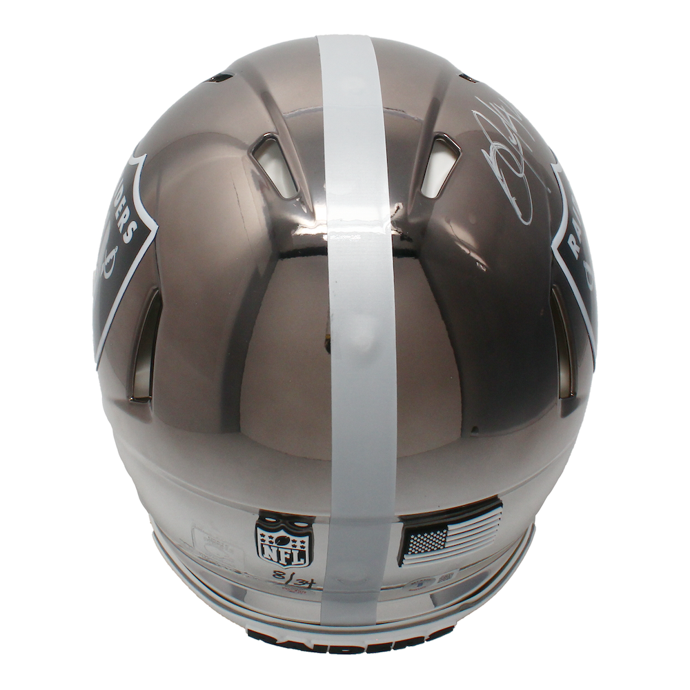 Bo Jackson Autographed Raiders Chrome Speed Authentic Helmet Beckett / GDL LE 34