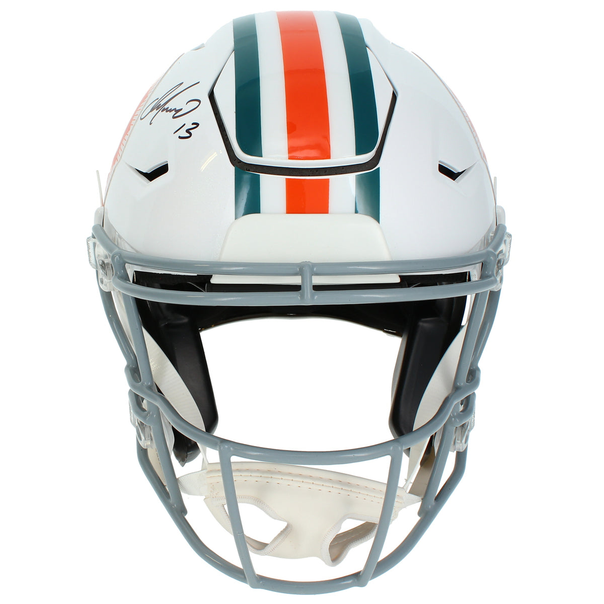 Dan Marino Autographed Miami Dolphins 1972 Tribute Throwback Speedflex Authentic Helmet Beckett