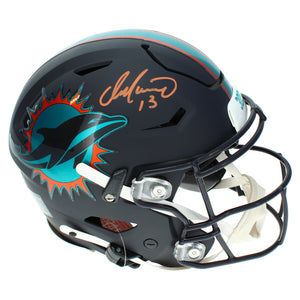 Dan Marino Autographed Miami Dolphins Black Rivalries Speedflex Authentic Helmet Beckett