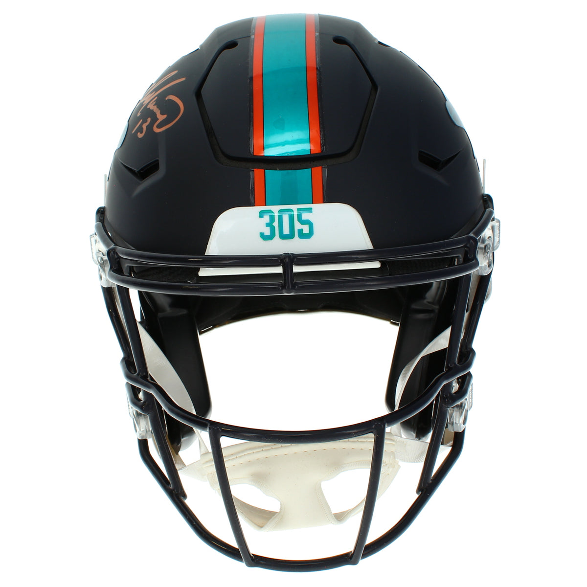 Dan Marino Autographed Miami Dolphins Black Rivalries Speedflex Authentic Helmet Beckett