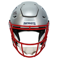 Christian Gonzalez Autographed New England Patriots Speedflex Authentic Helmet Beckett