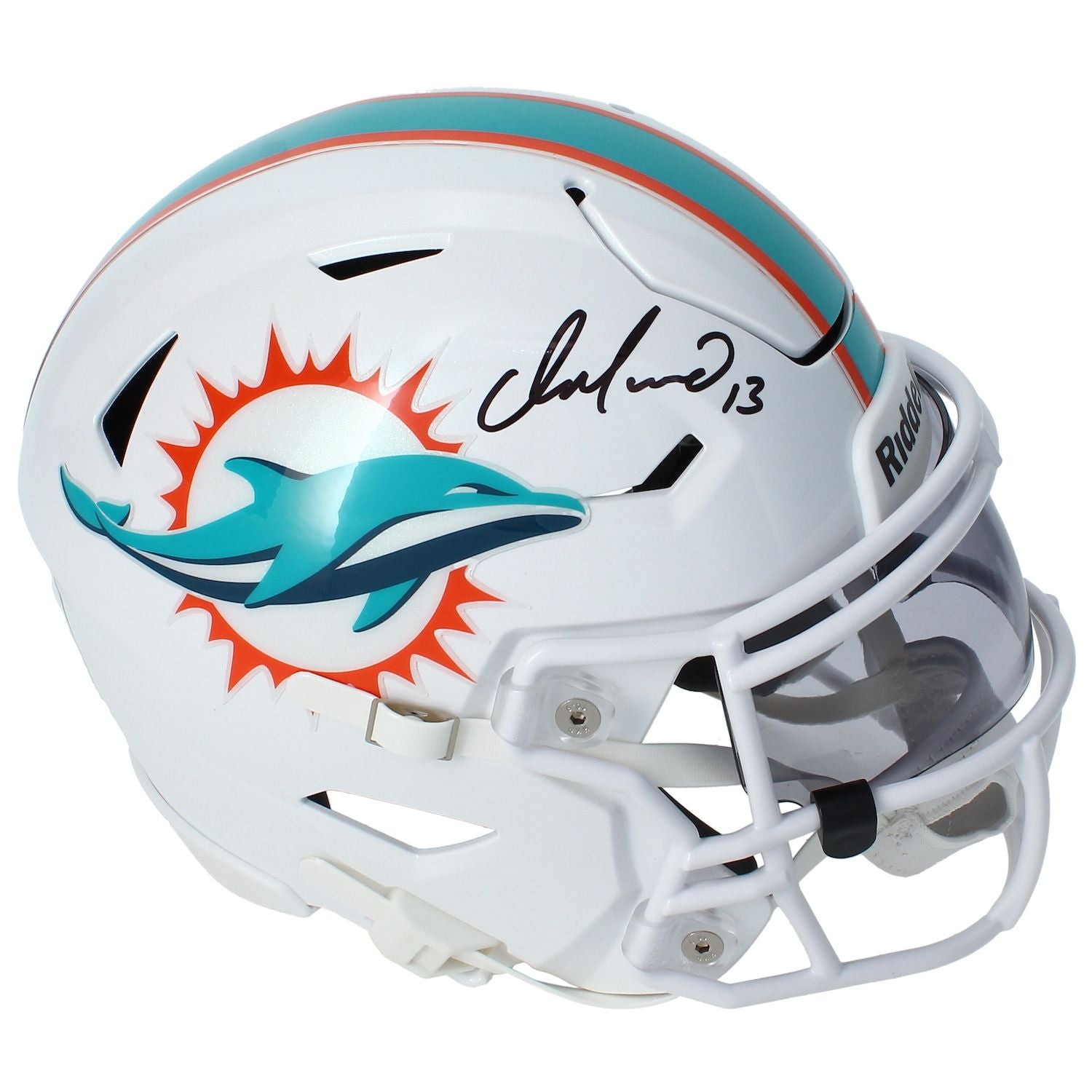 Dan Marino Autographed Miami Dolphins Speedflex Midi Helmet Beckett Witnessed
