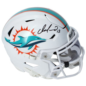 Dan Marino Autographed Miami Dolphins Speedflex Midi Helmet Beckett Witnessed