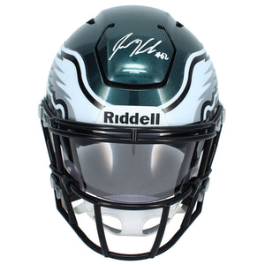 Jason Kelce Autographed Philadelphia Eagles SpeedFlex Midi Helmet PSA
