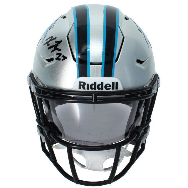 Xavier Legette Autographed Carolina Panthers SpeedFlex Midi Helmet Beckett