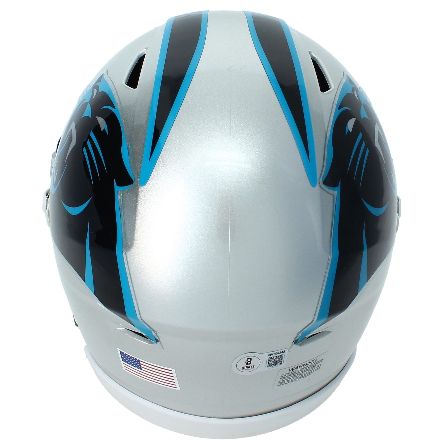 Xavier Legette Autographed Carolina Panthers SpeedFlex Midi Helmet Beckett