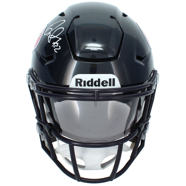 David Montgomery Autographed Houston Texans SpeedFlex Midi Helmet Beckett