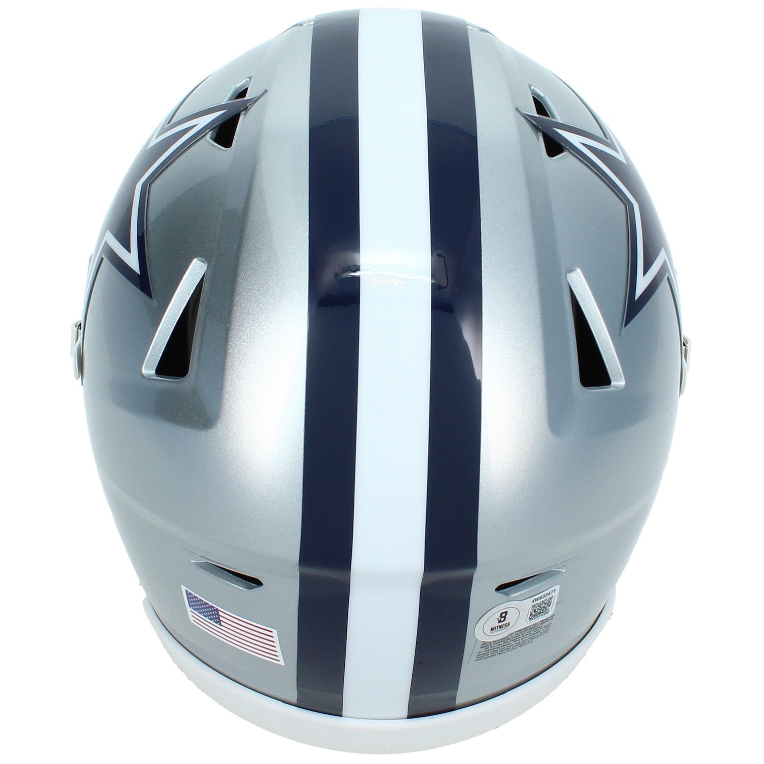 Javonte Williams Autographed Dallas Cowboys SpeedFlex Midi Helmet Beckett