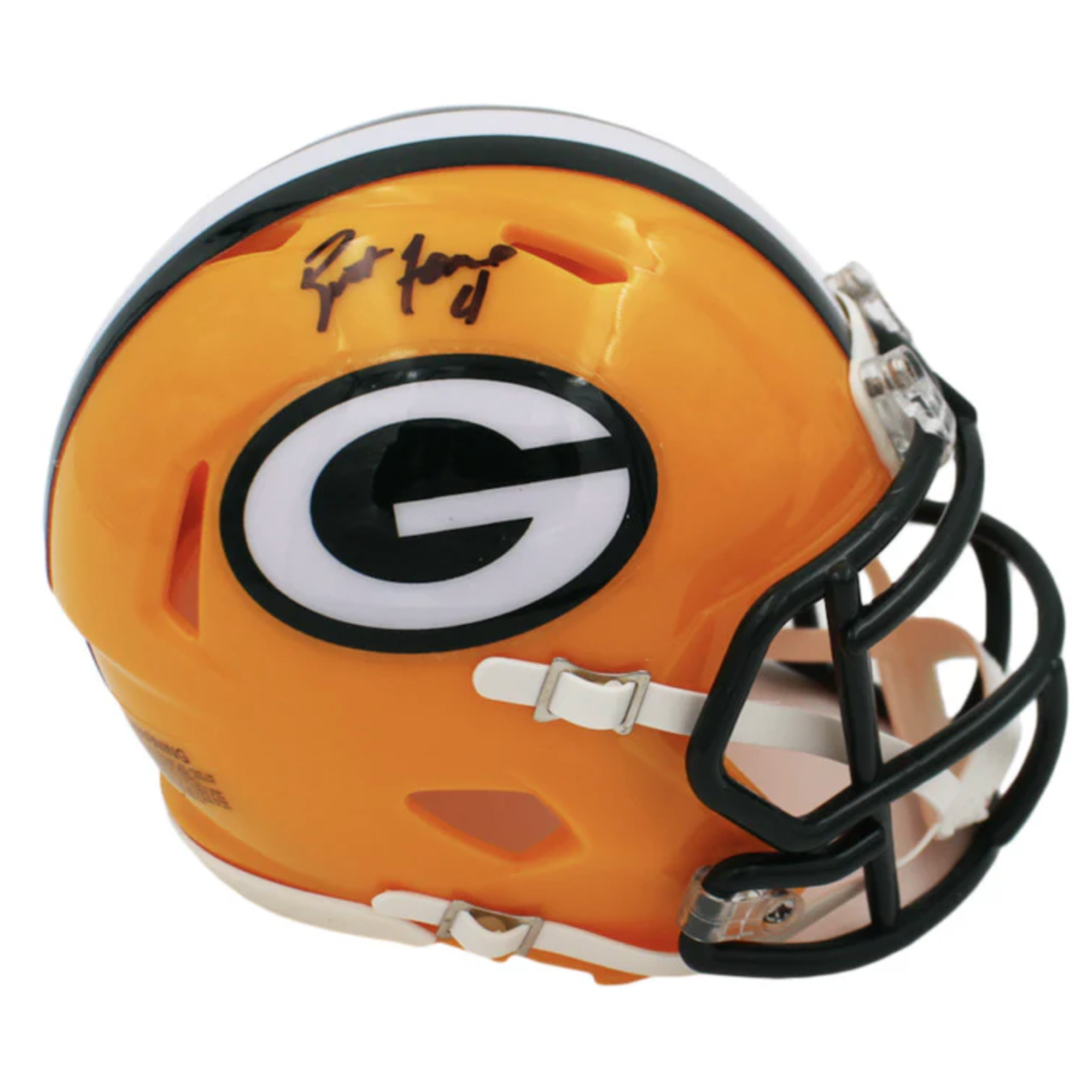 Brett Favre Autographed Green Bay Packers Mini Speed Helmet Radtke
