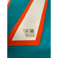 Jaylen Waddle Autographed Miami Dolphins Nike Aqua Throwback Game Jersey Fanatics
