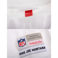 Joe Montana Autographed San Francisco 49ers White Mitchell & Ness Legacy Collection Jersey Fanatics