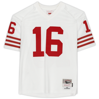 Joe Montana Autographed San Francisco 49ers White Mitchell & Ness Legacy Collection Jersey Fanatics