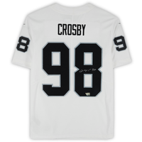 Maxx Crosby Autographed Las Vegas Raiders Nike White Limited Jersey Fanatics