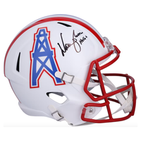 Warren Moon Autographed "HOF 06" Houston Oilers Full Size Speed Helmet Fanatics
