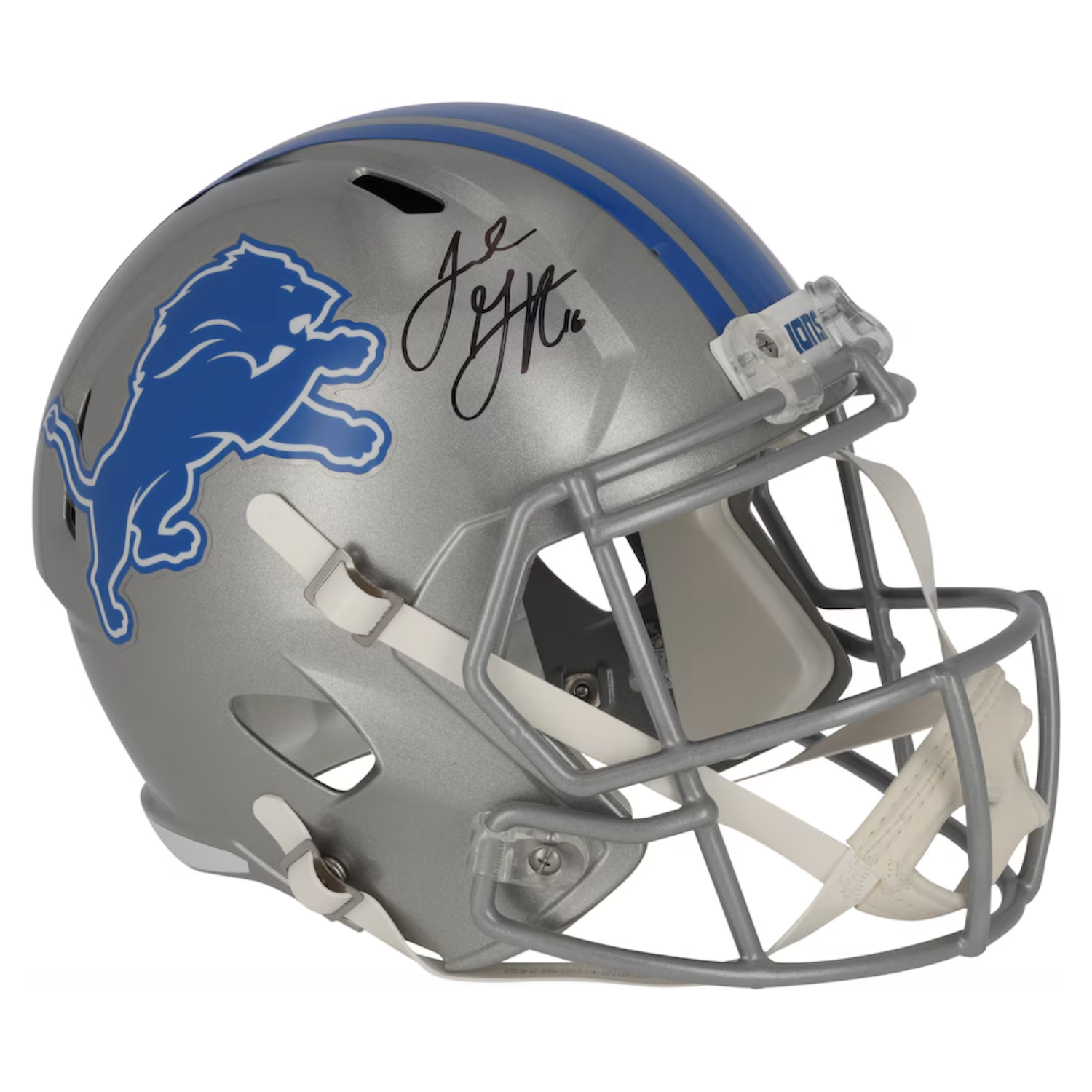 Jared Goff Autographed Detroit Lions Full Size Speed Helmet Fanatics