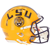 JA'MARR CHASE Autographed "19 Champs" LSU Tigers Speed Authentic Helmet FANATICS