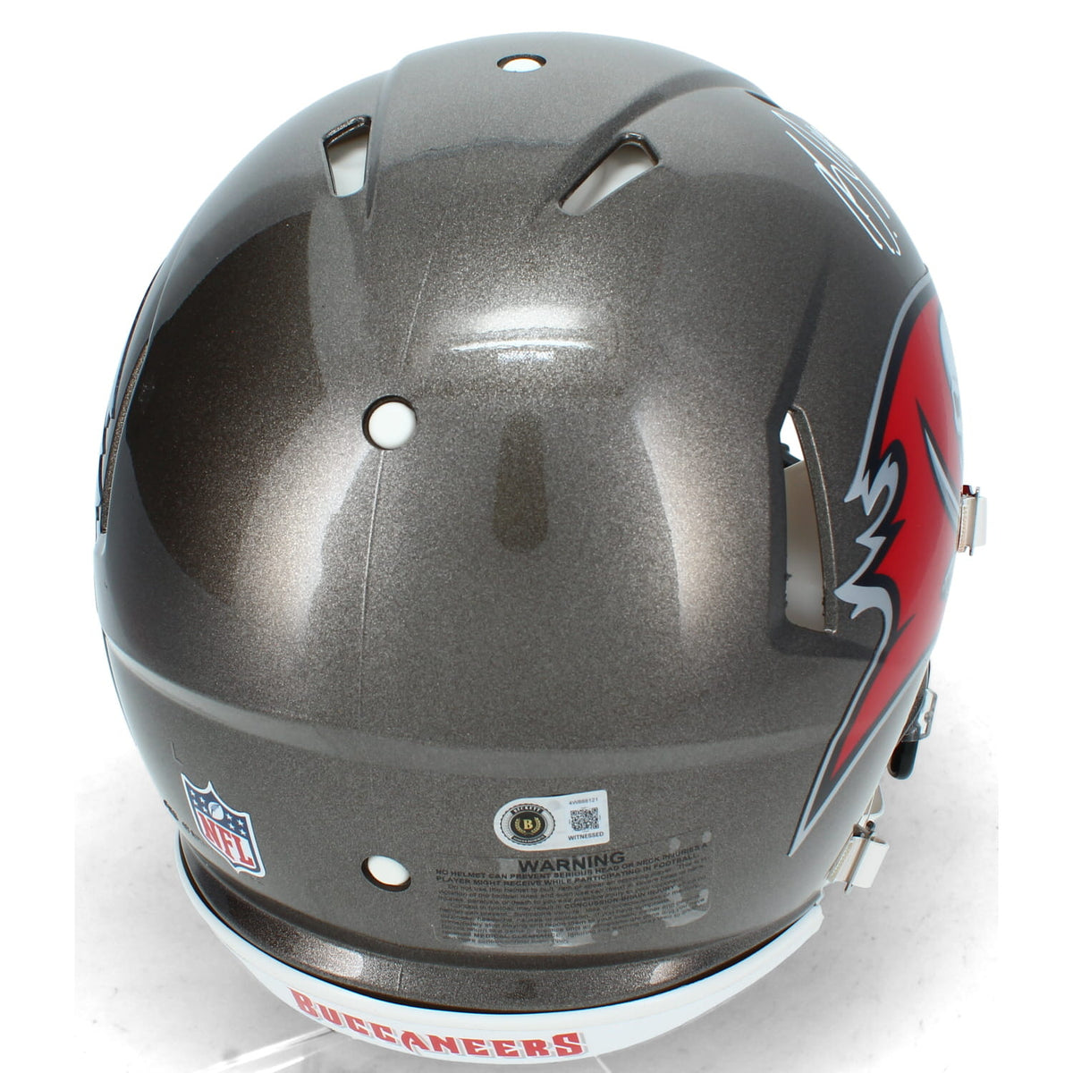 Bucky Irving Autographed Tampa Bay Buccaneers Speed Authentic Helmet Beckett