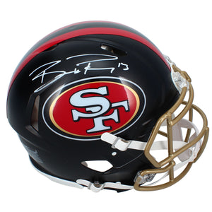 Brock Purdy Autographed San Francisco 49ers Rivalries Authentic Helmet Beckett