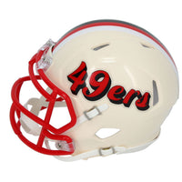 Brock Purdy Autographed San Francisco 49ers RETRO Speed Mini Helmet Beckett