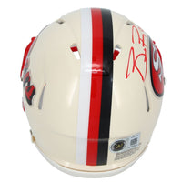 Brock Purdy Autographed San Francisco 49ers RETRO Speed Mini Helmet Beckett