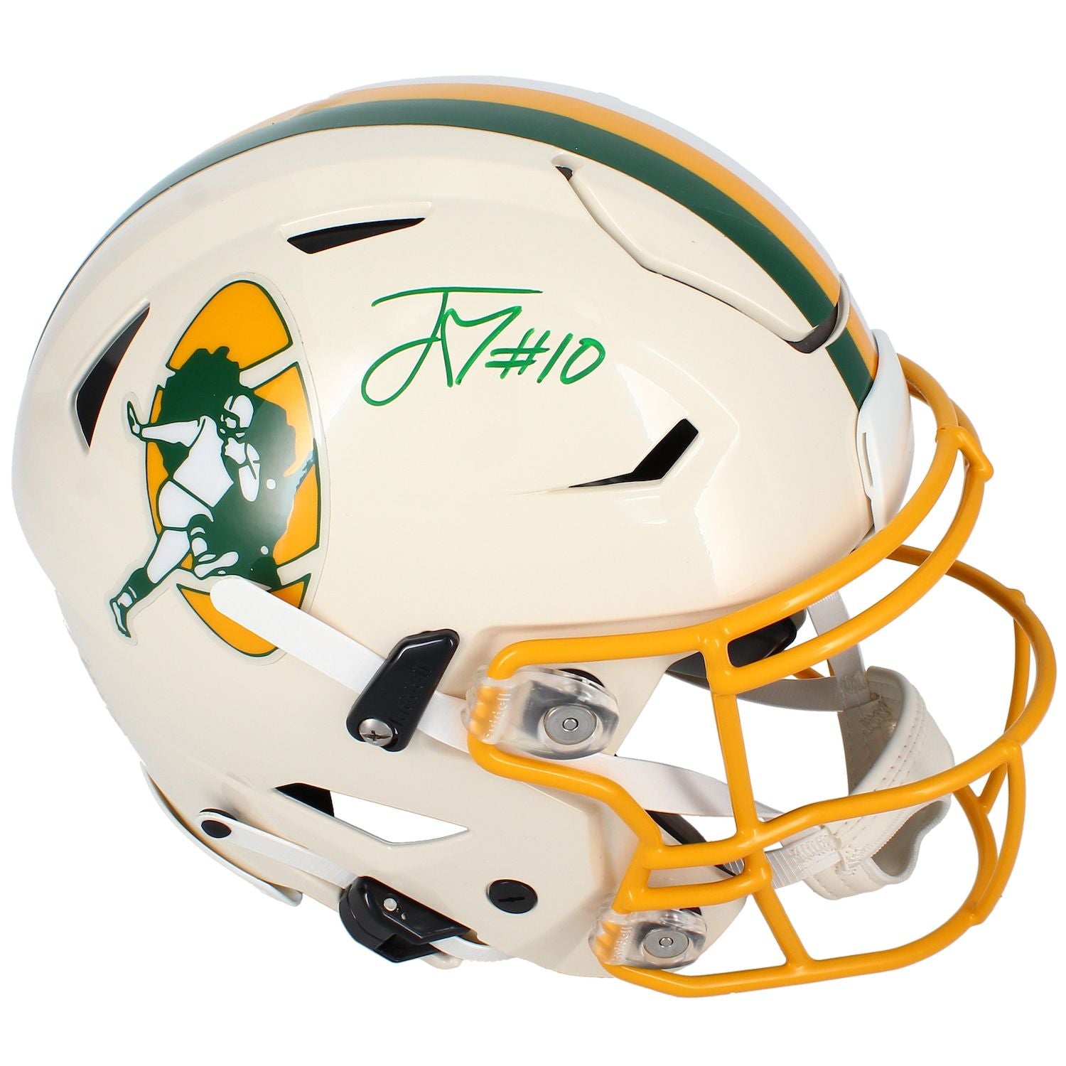 Jordan Love Autographed Green Bay Packers RETRO SpeedFlex Authentic Helmet Beckett