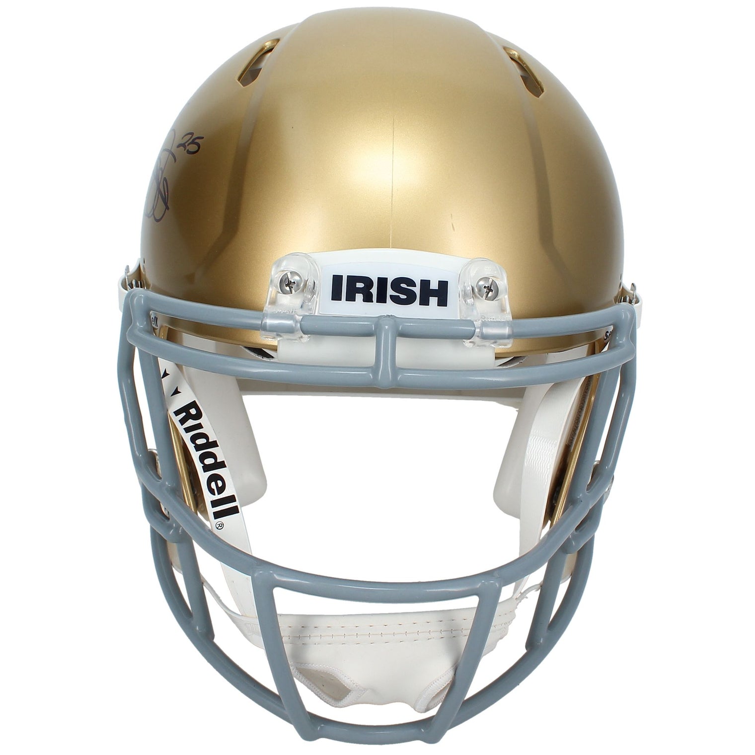 Raghib "Rocket" Ismail Autographed Notre Dame Fighting Irish Speed Authentic Helmet Beckett