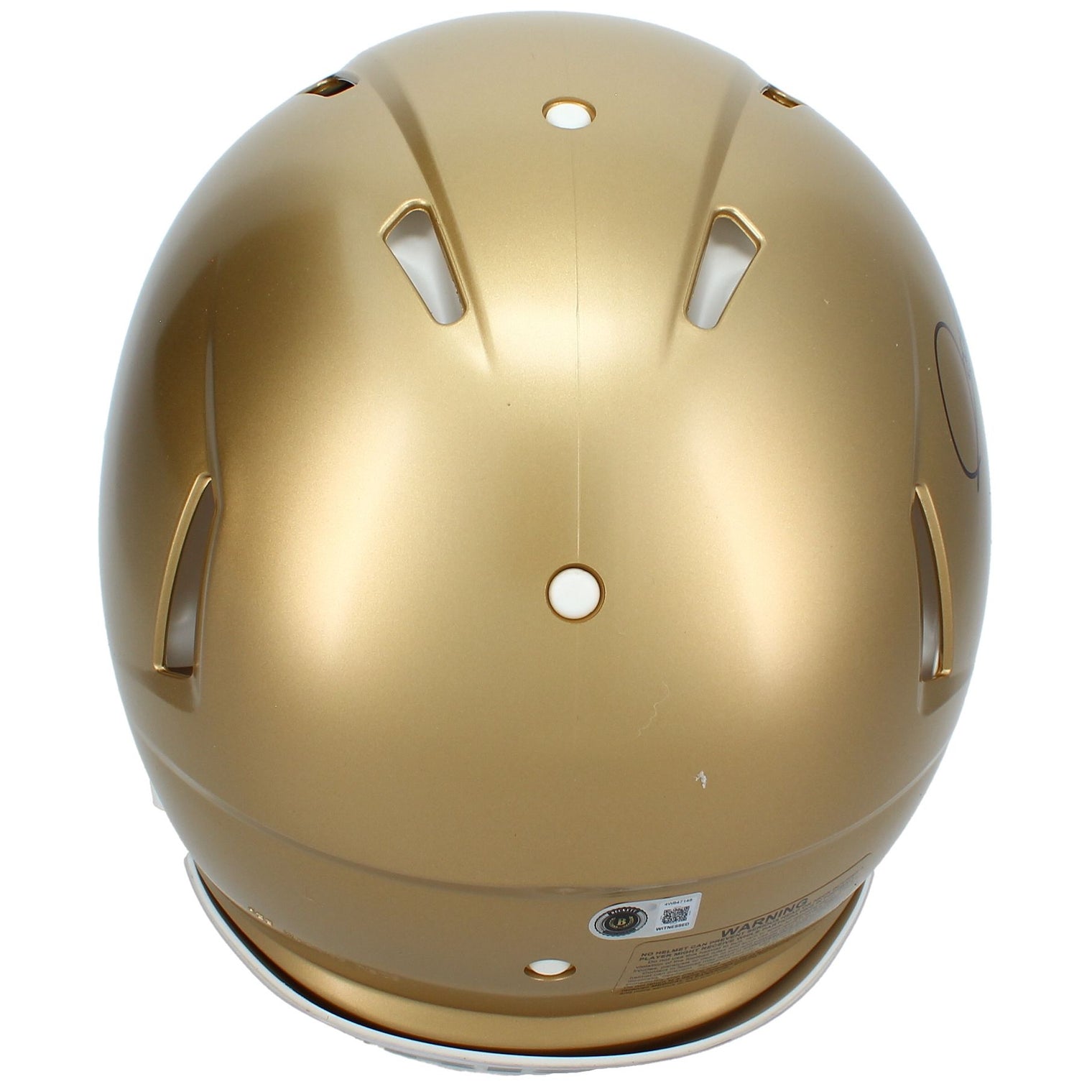Raghib "Rocket" Ismail Autographed Notre Dame Fighting Irish Speed Authentic Helmet Beckett