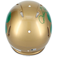 Raghib "Rocket" Ismail Autographed Notre Dame Fighting Irish 2022 Alternate Shamrock Speed Authentic Helmet Beckett