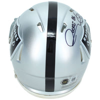 Raghib "Rocket" Ismail Autographed Las Vegas Raiders Speed Mini Helmet Beckett