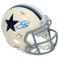 Emmitt Smith Autographed Dallas Cowboys RETRO Speed Mini Helmet Beckett