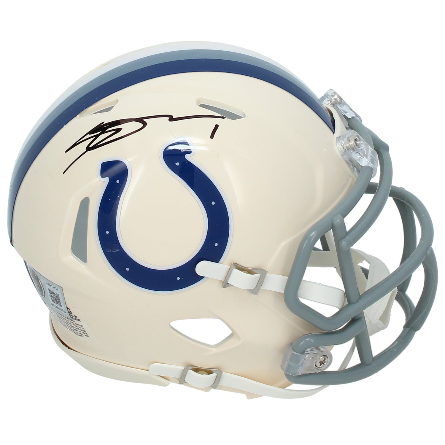 Ahmad "Sauce" Gardner Autographed Indianapolis Colts RETRO Speed Mini Helmet Beckett