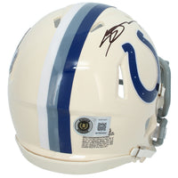 Ahmad "Sauce" Gardner Autographed Indianapolis Colts RETRO Speed Mini Helmet Beckett