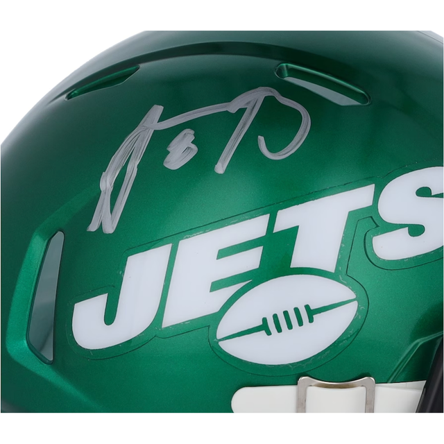 Aaron Rodgers Autographed New York Jets Mini Speed Helmet Fanatics