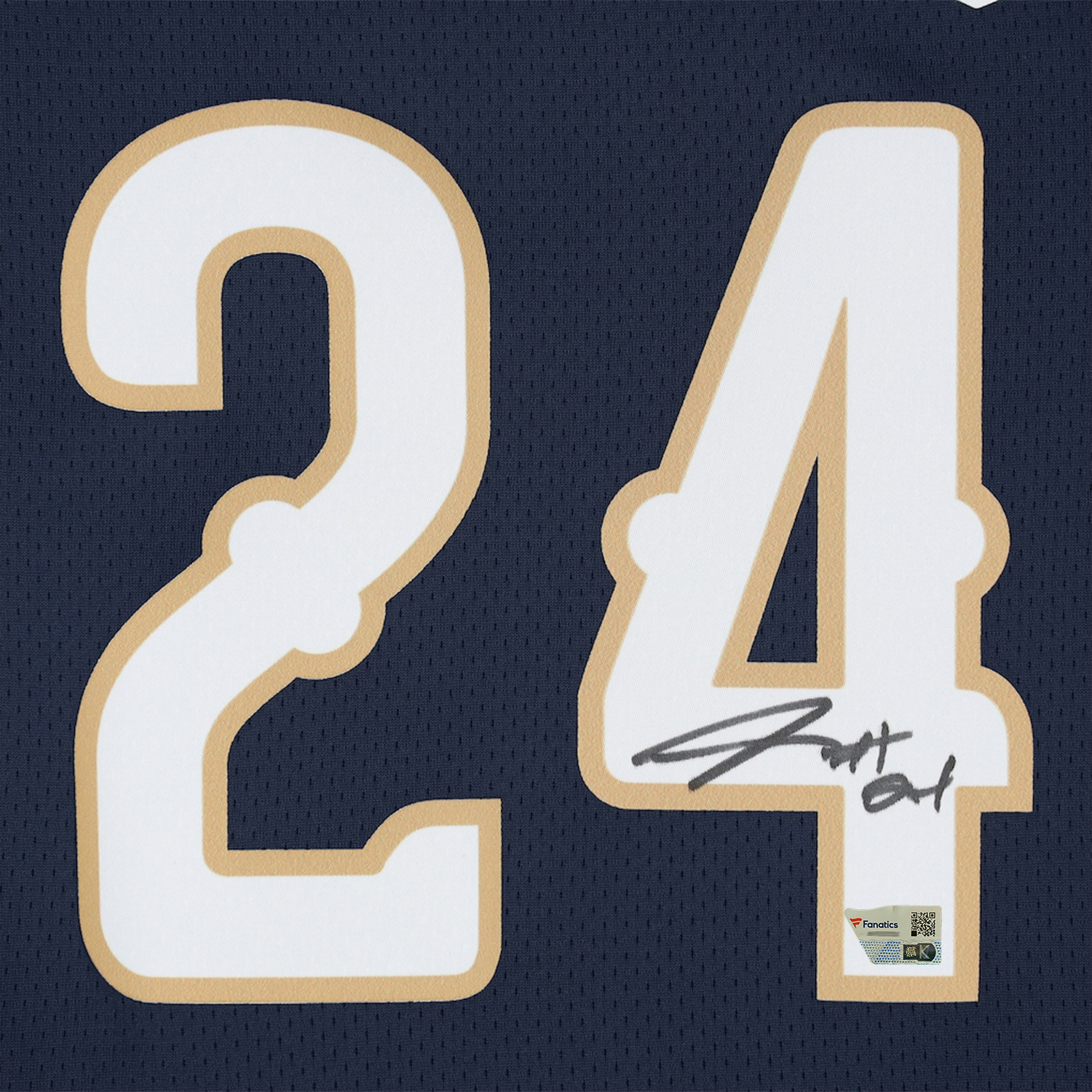 Jordan Hawkins Autographed New Orleans Pelicans Navy Nike Icon Edition Swingman Jersey