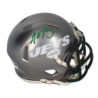Aaron Rodgers Autographed New York Jets Flash Mini Speed Helmet Fanatics