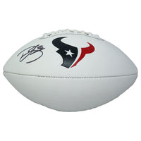 Dalton Schultz Autographed Houston Texans White Panel Football Beckett