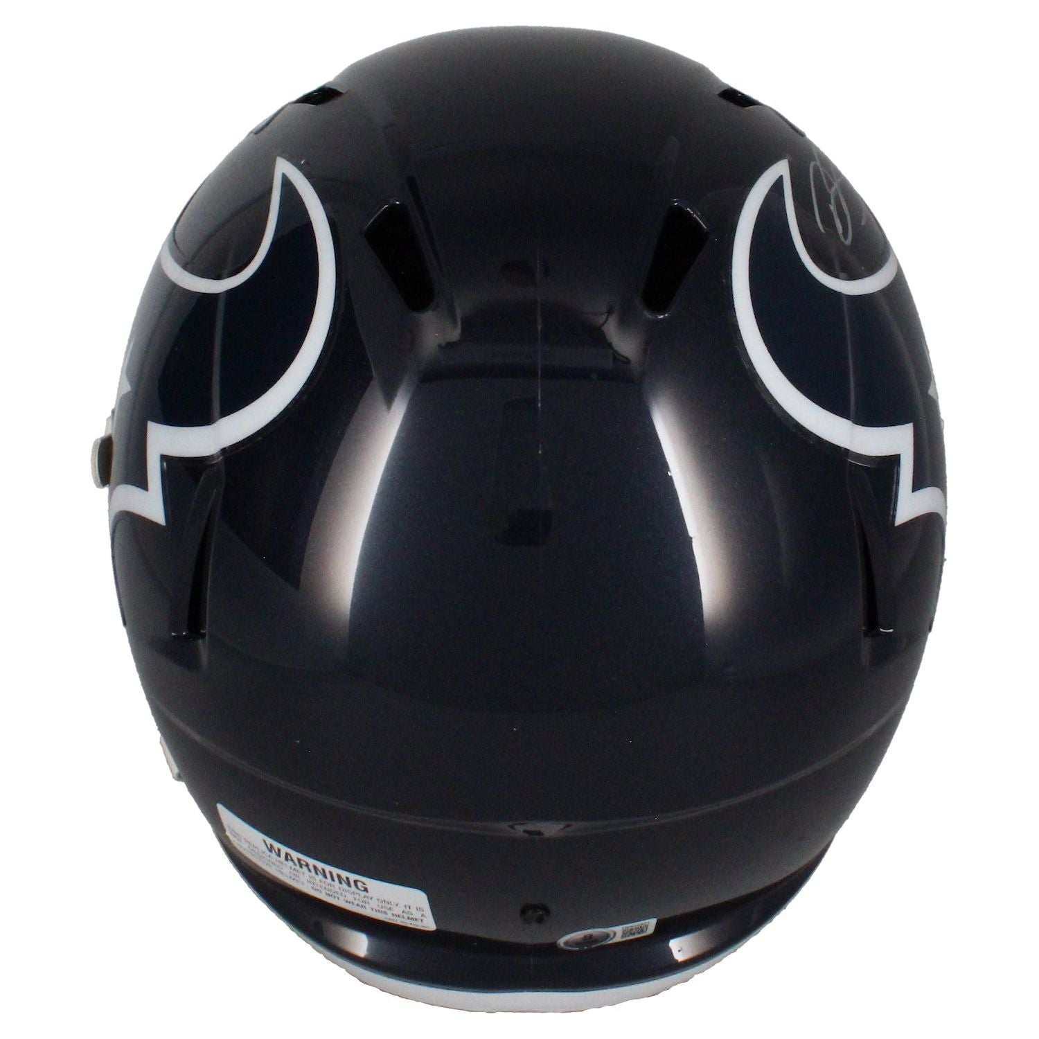 Dalton Schultz Autographed Houston Texans Full Size Speed Helmet Beckett