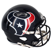 Dalton Schultz Autographed Houston Texans Full Size Speed Helmet Beckett